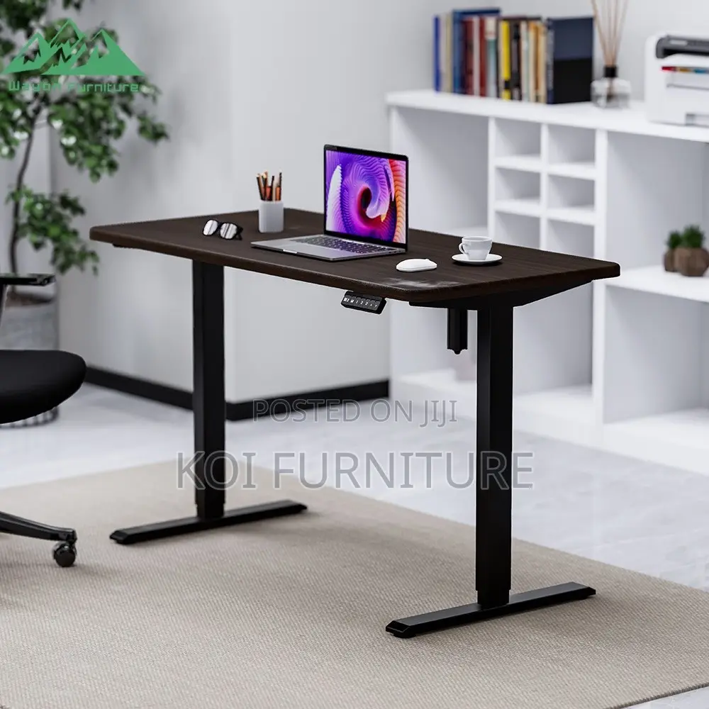 Office Desk; Modern Sit Stand Engineered Comfort Adjustabe Height Desk