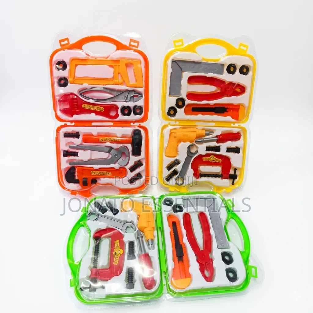 Kids Tool Kit Toy Set - Diy Construction Repair Play Set for Children