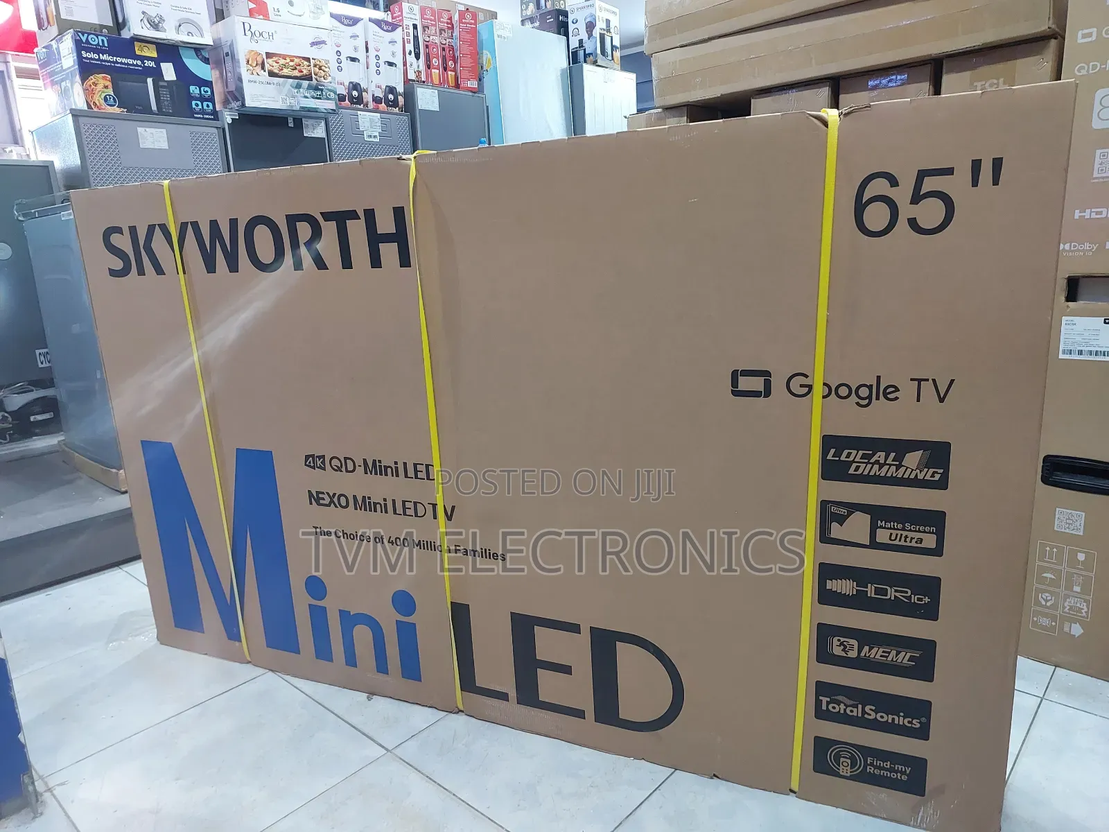 Skyworth 65x6600h 65" Qd-Miniled Google Smart Tv – Ultra Hd