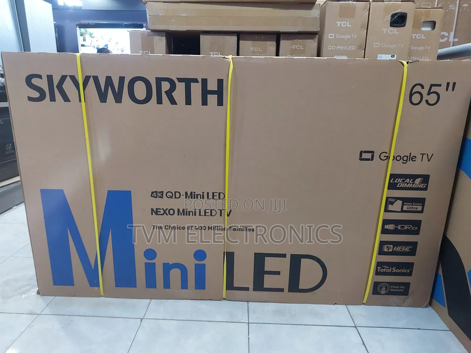 Skyworth 65x6600h 65" Qd-Miniled Google Smart Tv – Ultra Hd