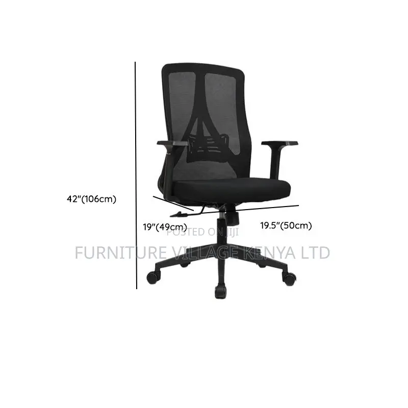 Office Chair; Mid -Back Mesh Adjustable Office Chair