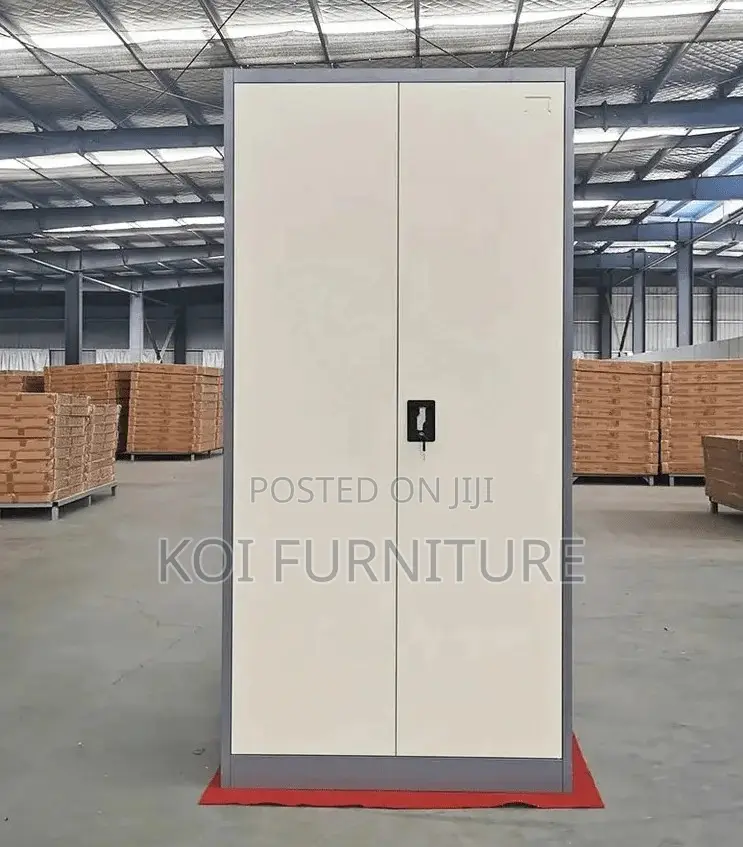 Office Cabinet; Steel Gray Executive Protective Safety Cabinet