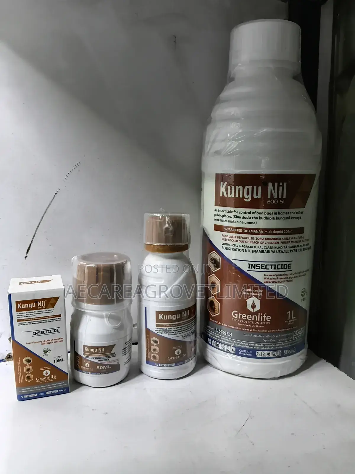 Kungunil 200sl Insecticide 10ml,50ml, 100ml, 1 Litre