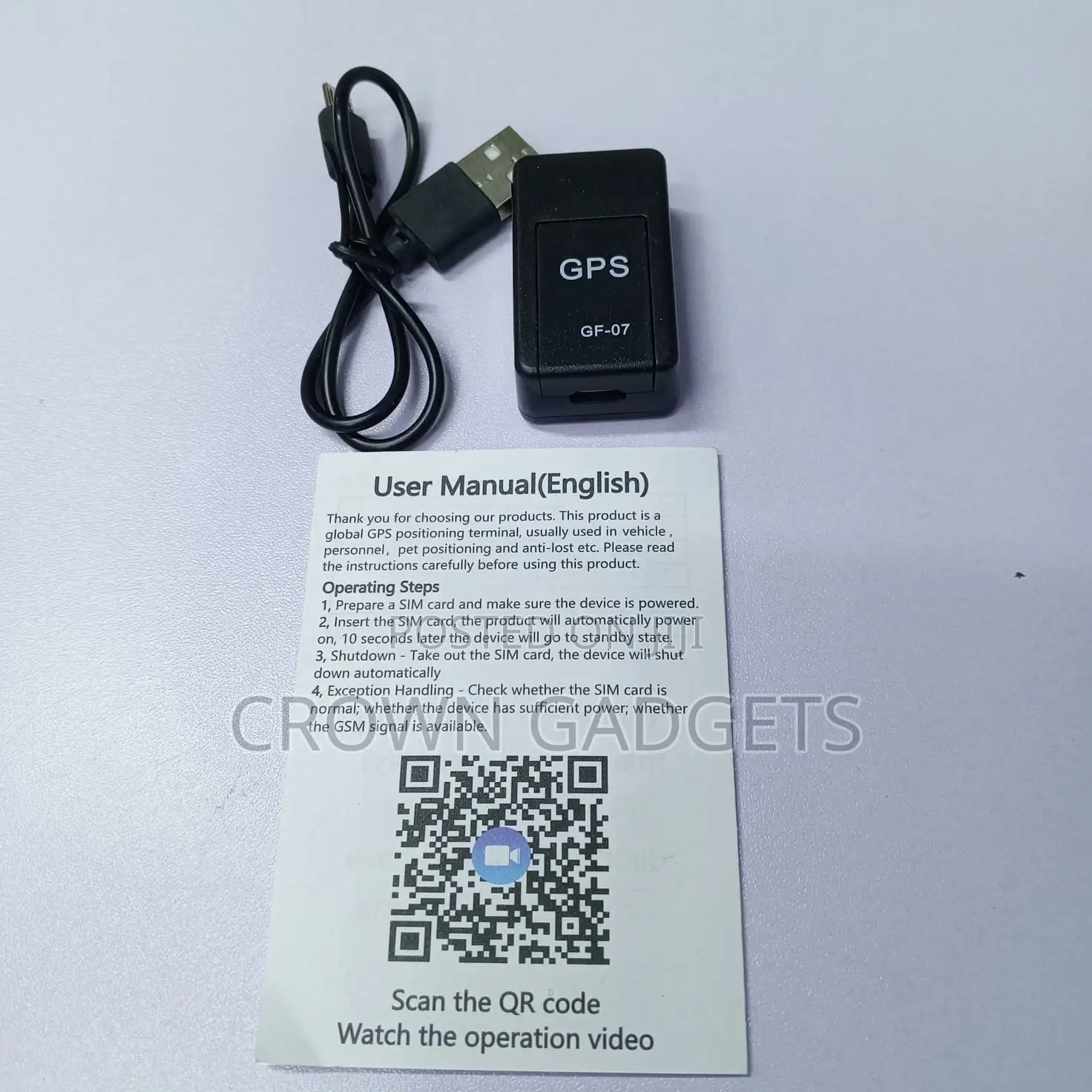 Gf-07 Gps Tracker With Sim Card Audio Monitoring Device
