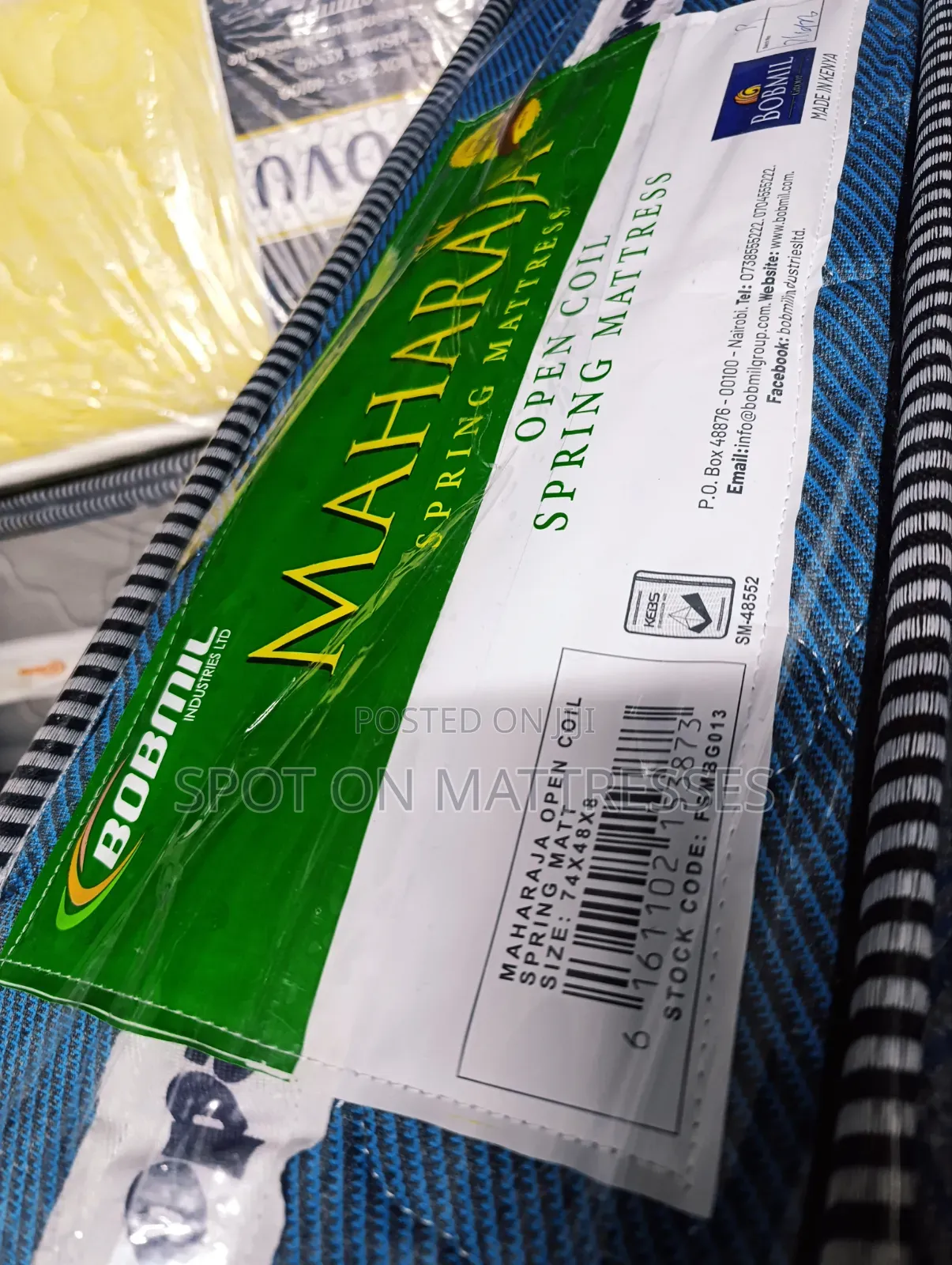 4x6x8 Super Comfortable Bobmil Spring Mattresses. Free Home Delivery!