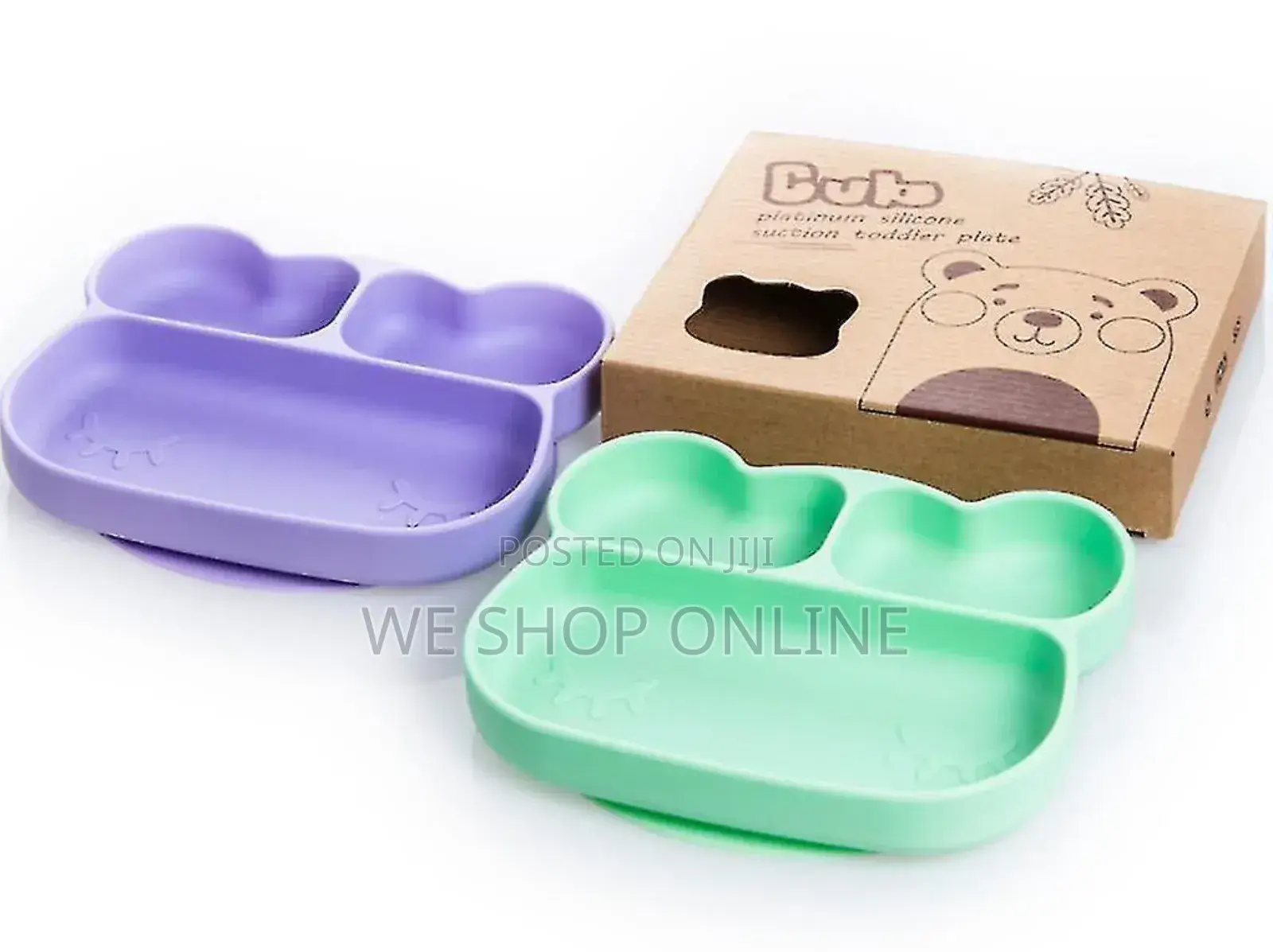 Silicone Stickie Plate No Spill