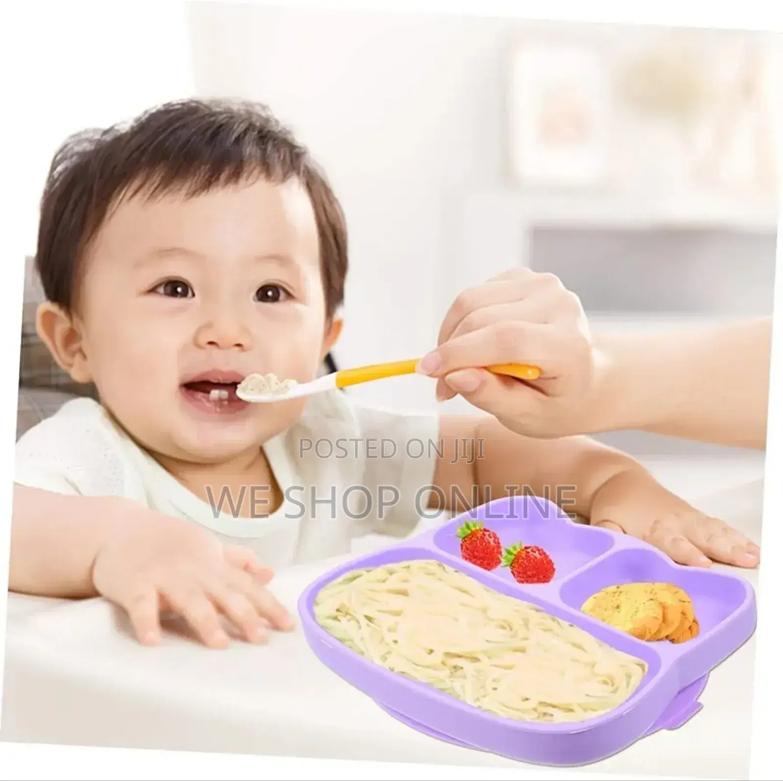 Silicone Stickie Plate No Spill