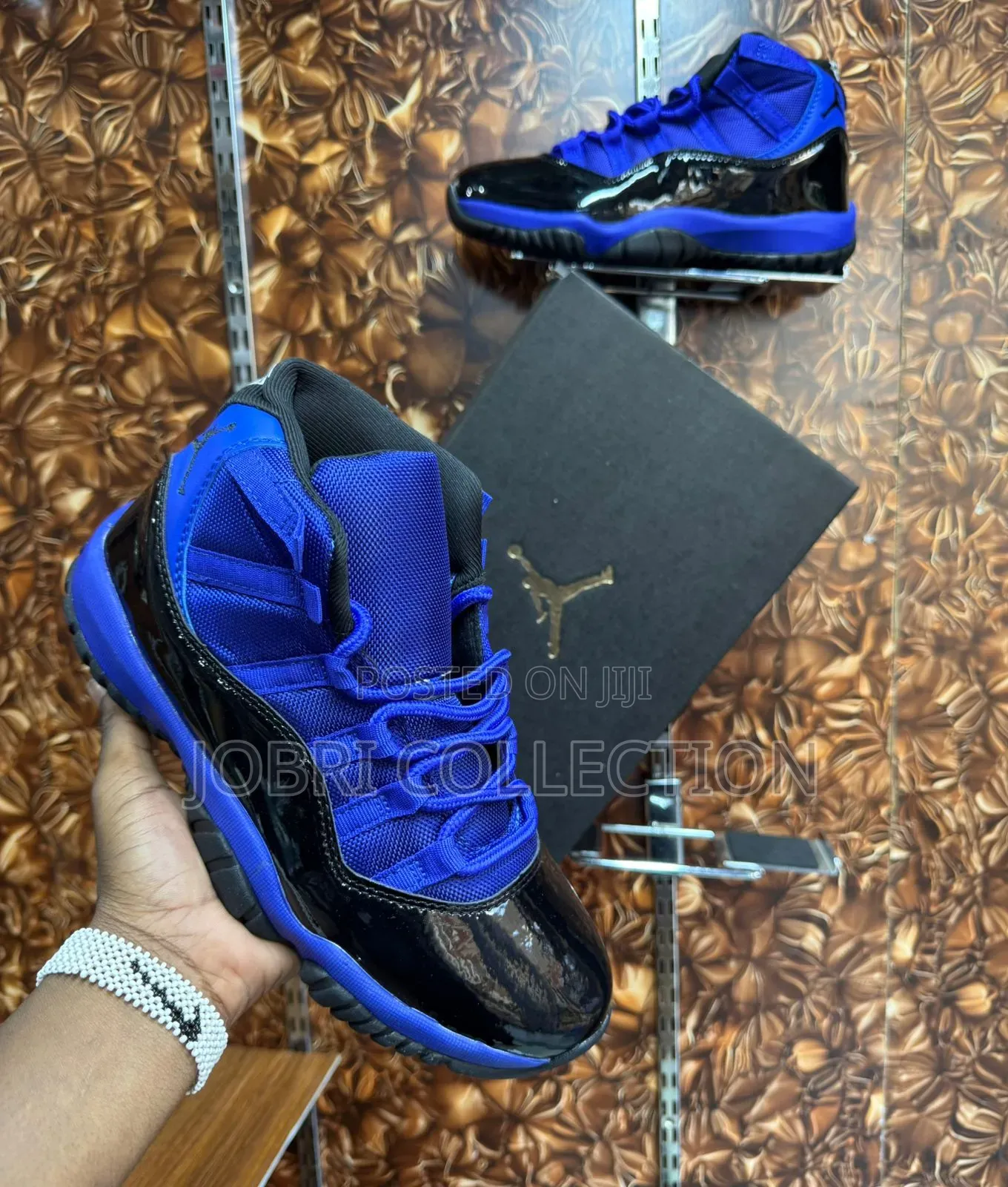 *Jordan 11 Retro Blue Black Colourway Sneakers