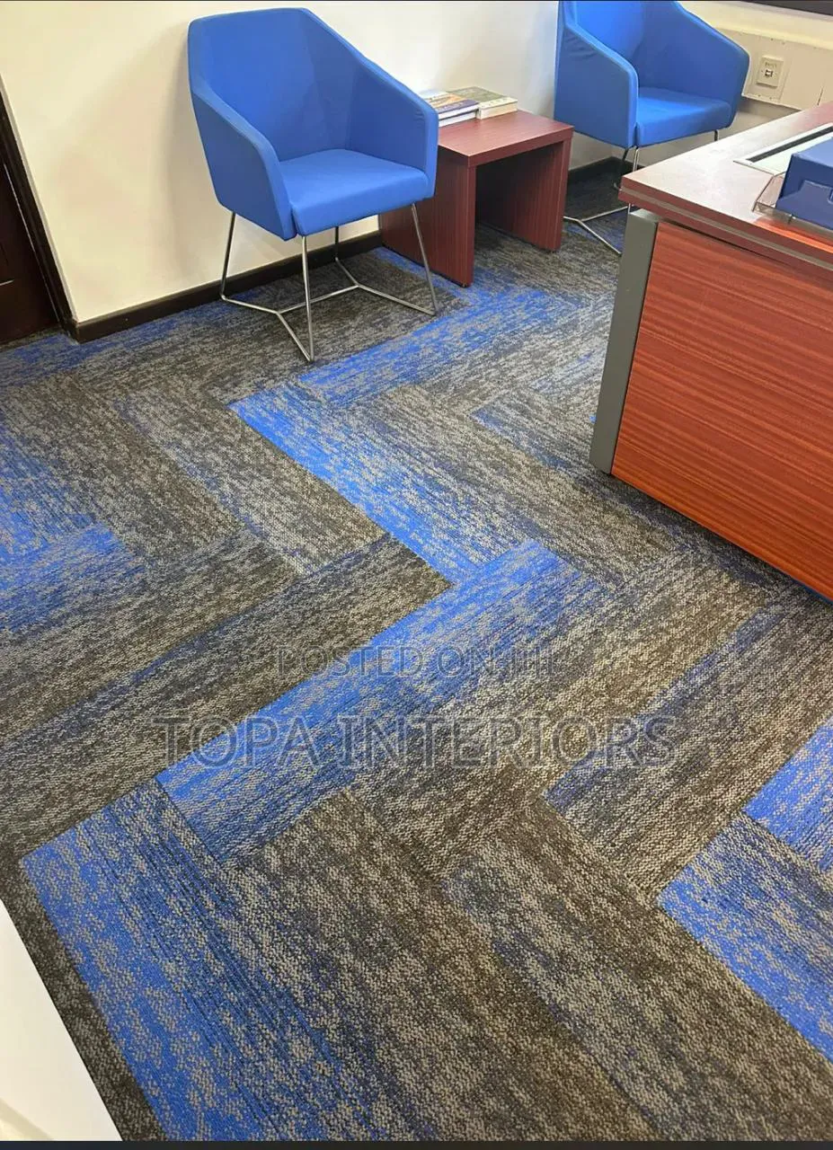 Modern Office Floor Insulation Tile Carpets Installation