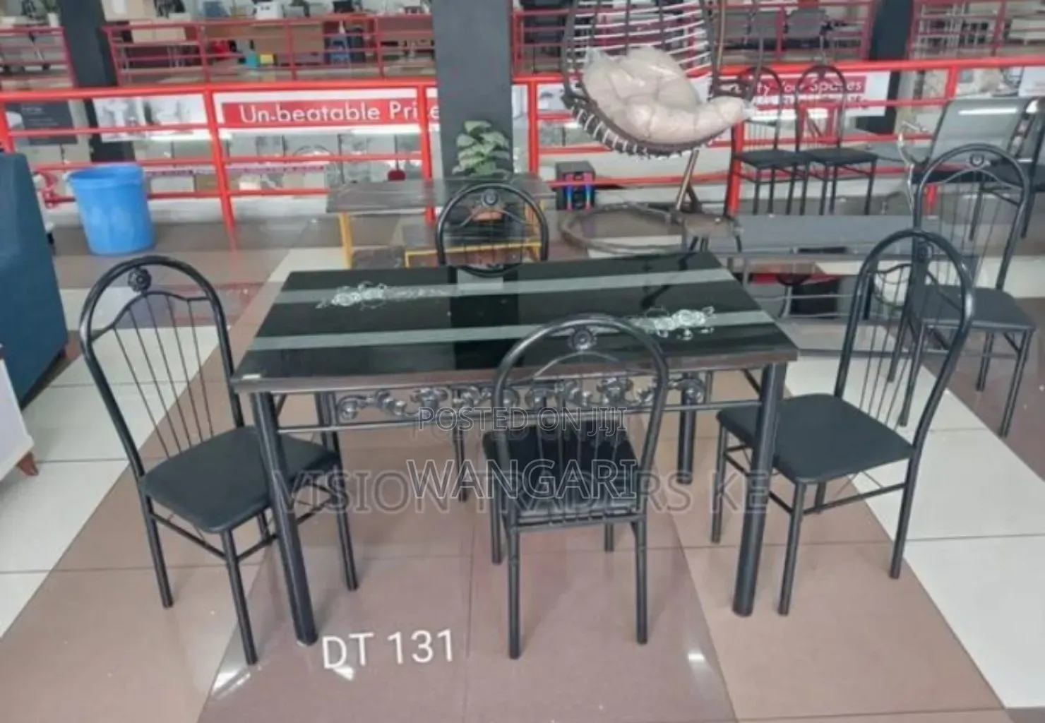 Glass New 4 Sitter Dinning Table