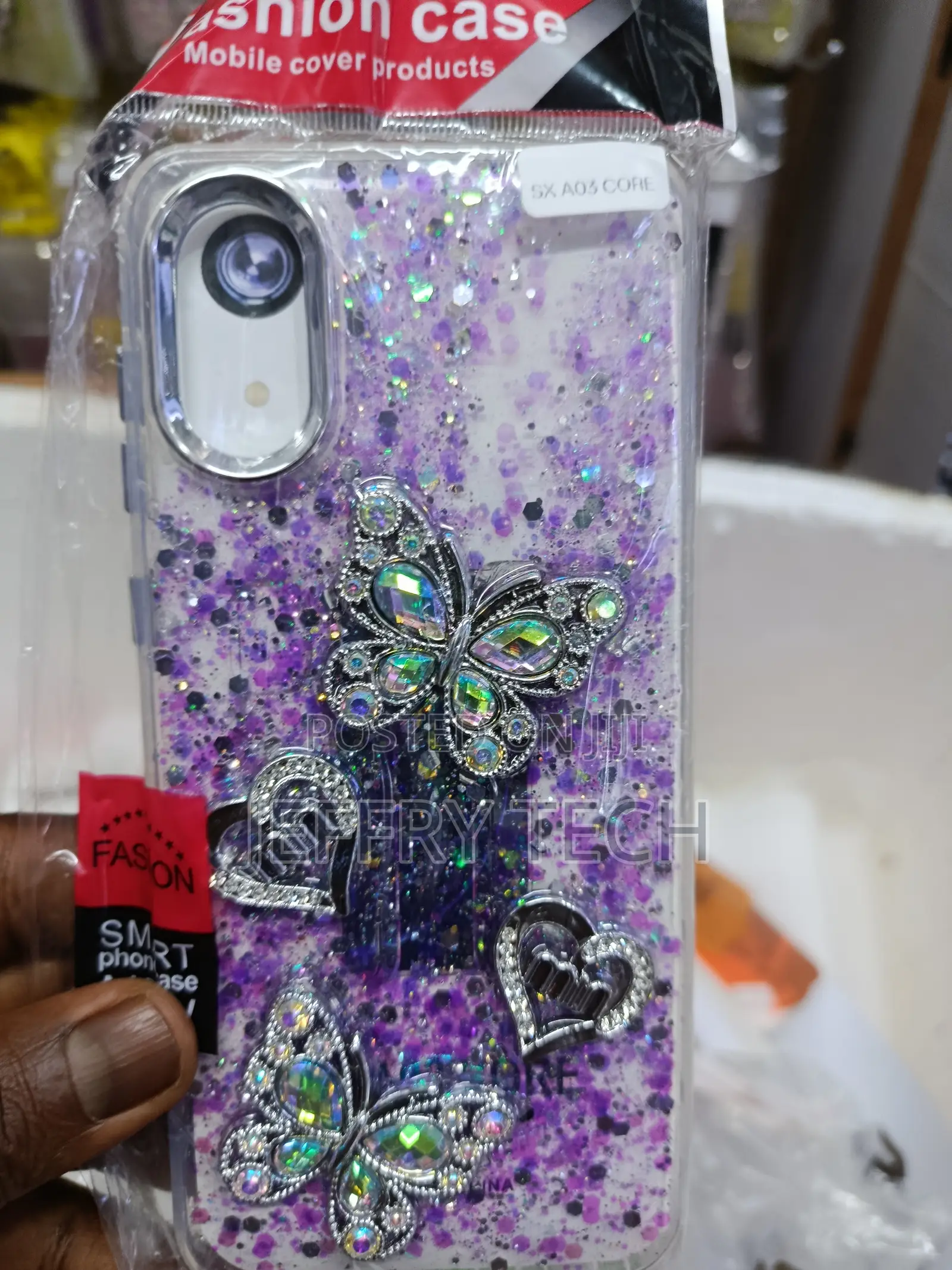 Rhinestone-Decorated "Fashion Case" for a Samsung Galaxy A04e