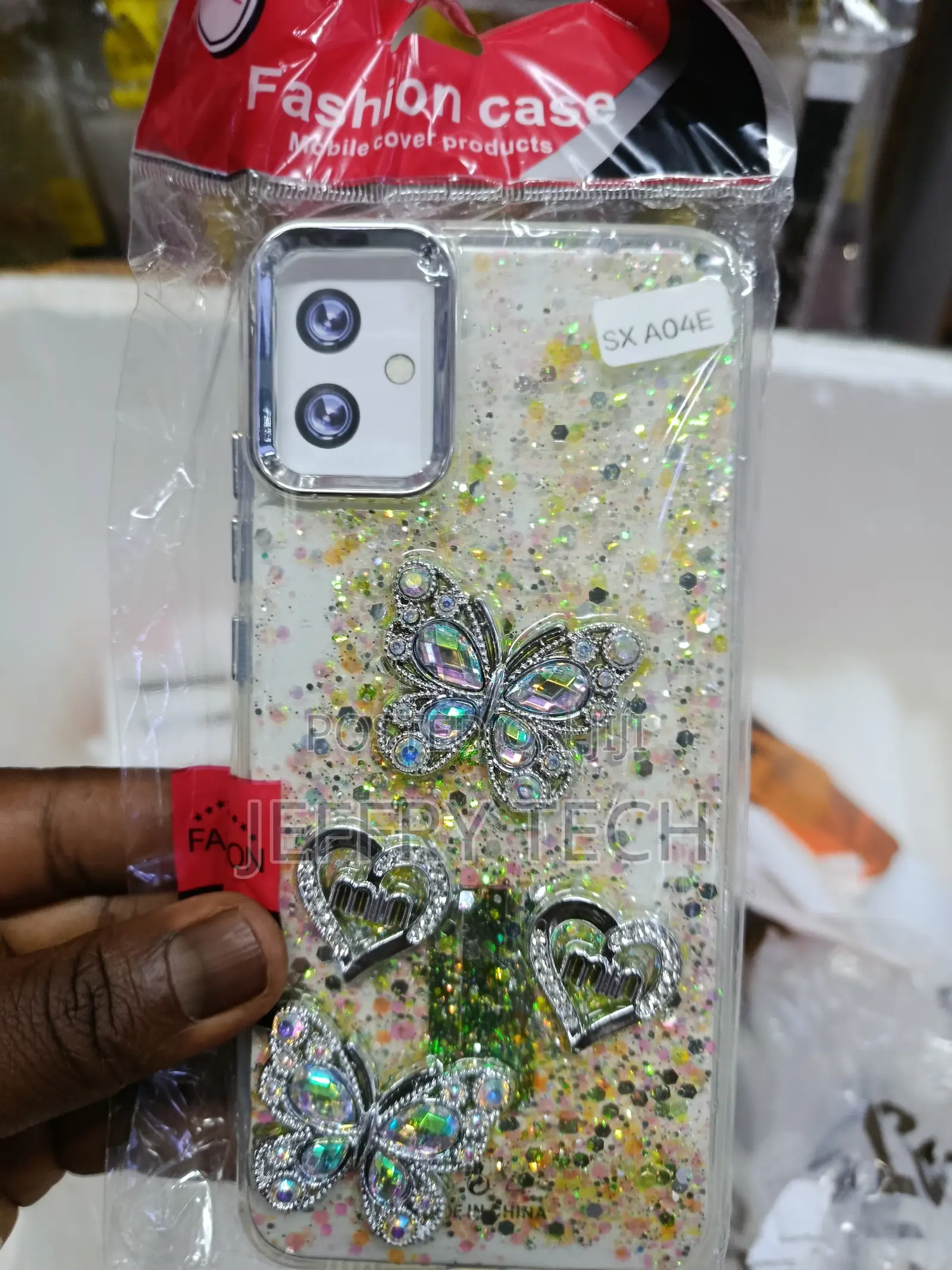 Rhinestone-Decorated "Fashion Case" for a Samsung Galaxy A04e