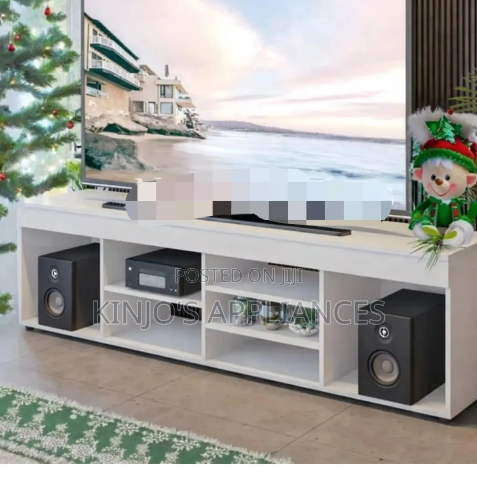 Pretoria Wooden Modern Tv Stand 5ft (White) Now Available