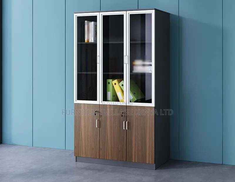 Office Cabinet; 3-Door Locking Office Storage Cabinet