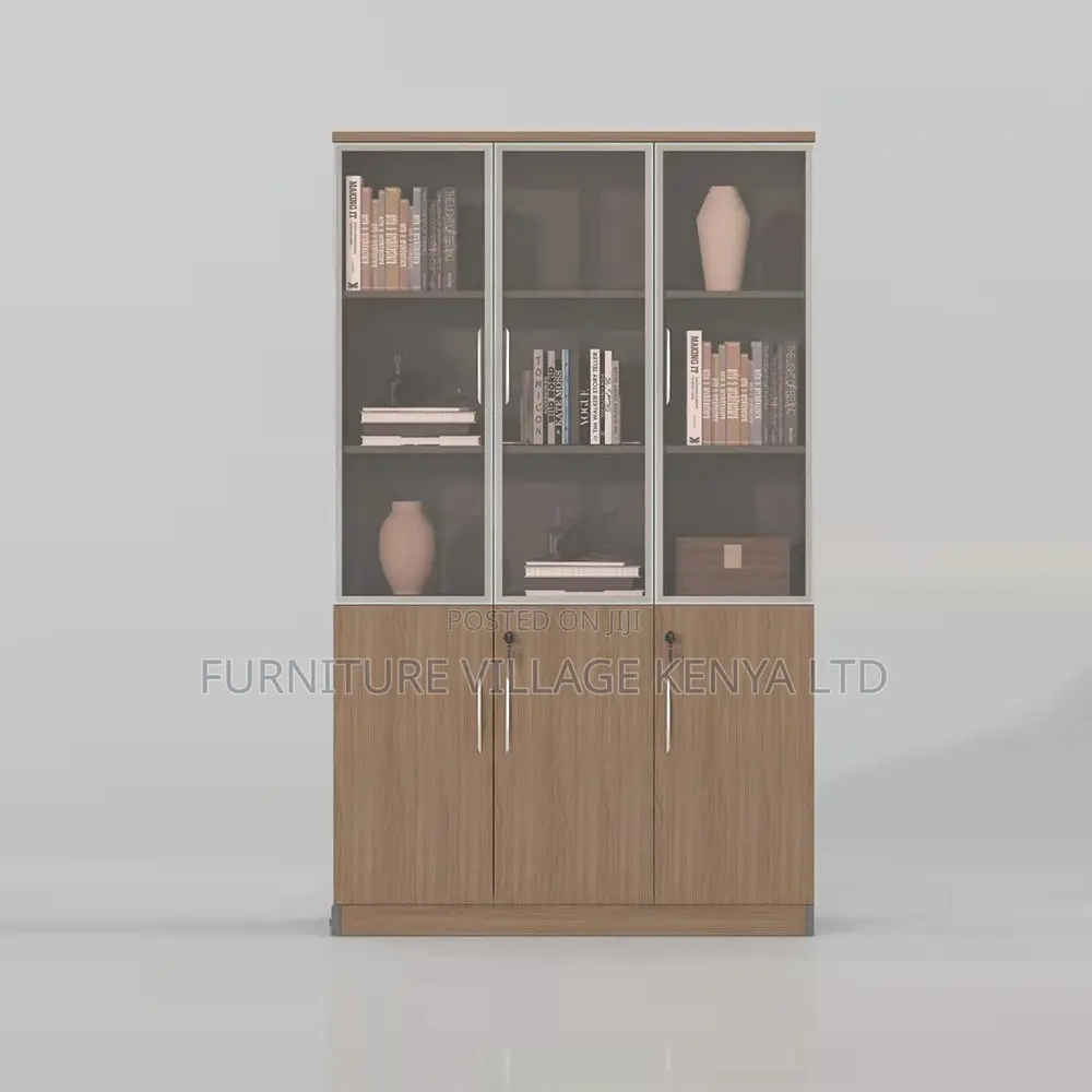 Office Cabinet; 3-Door Locking Office Storage Cabinet
