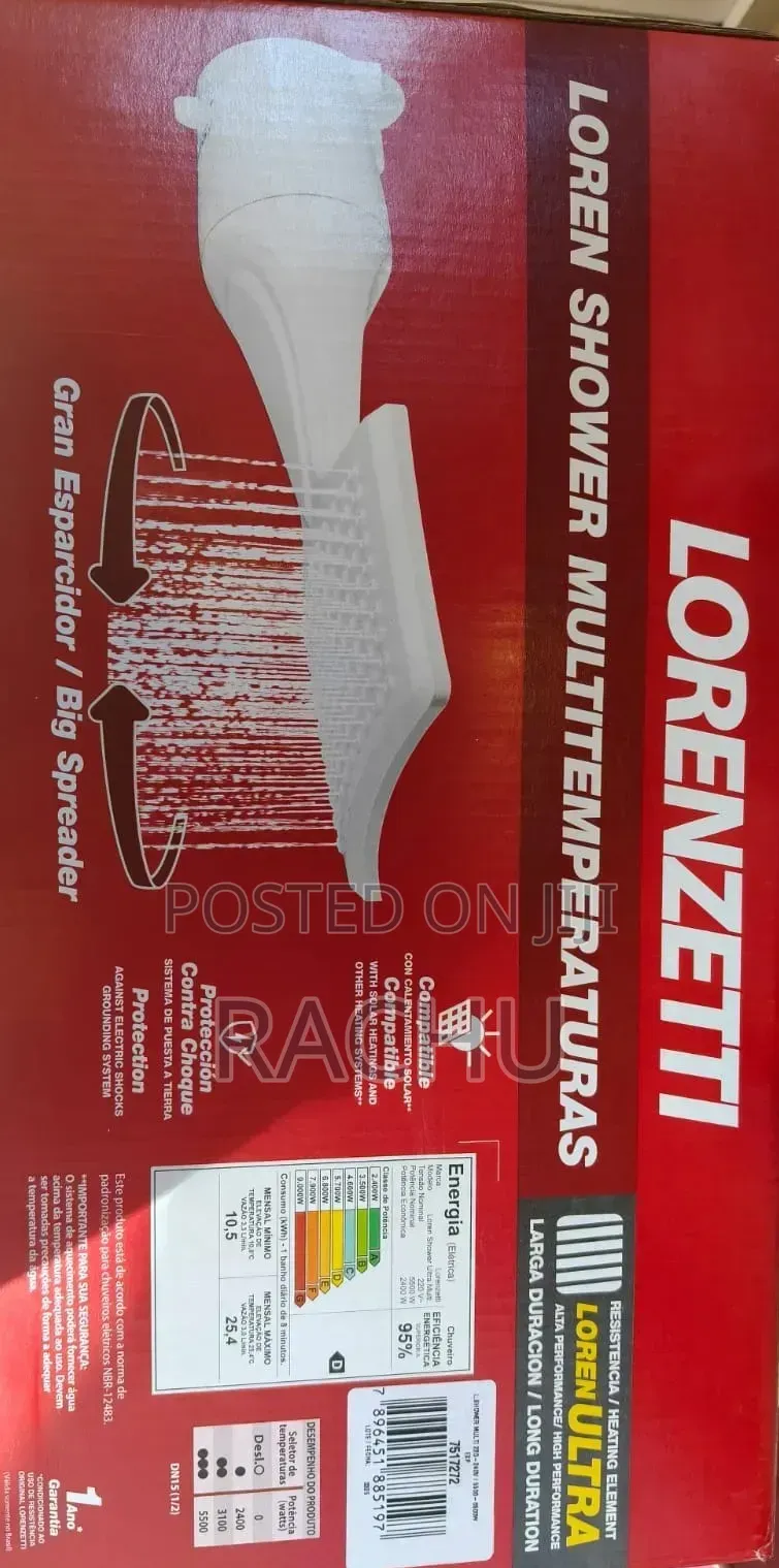 White Loren Shower Head - Lorenzetti