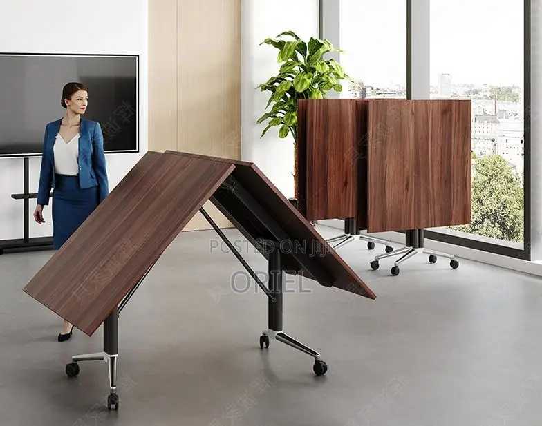 Office Table : Executive Office 2.4m Foldable Boardroom Meeting Table