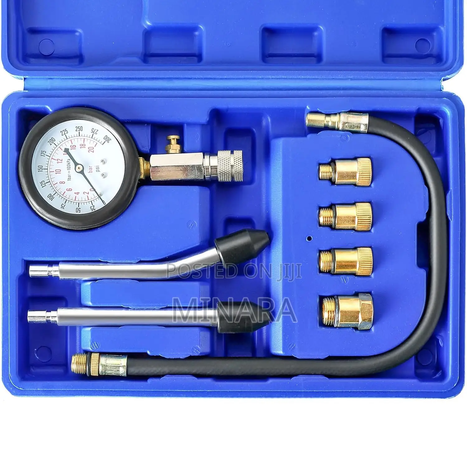 8 Pcs, Petrol Engine Cylinder Compression Test Kit