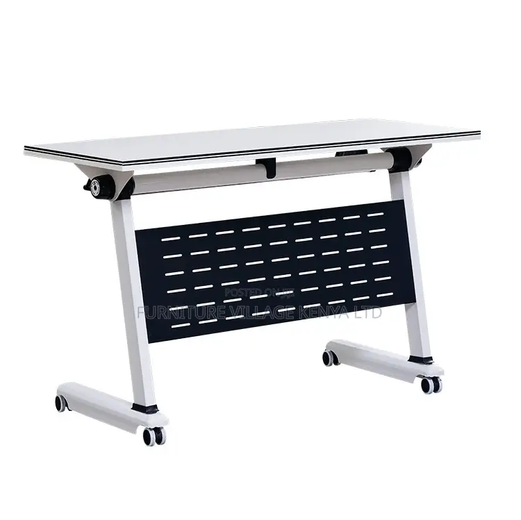 Office Table;1.2 Meter Foldable Training Table White