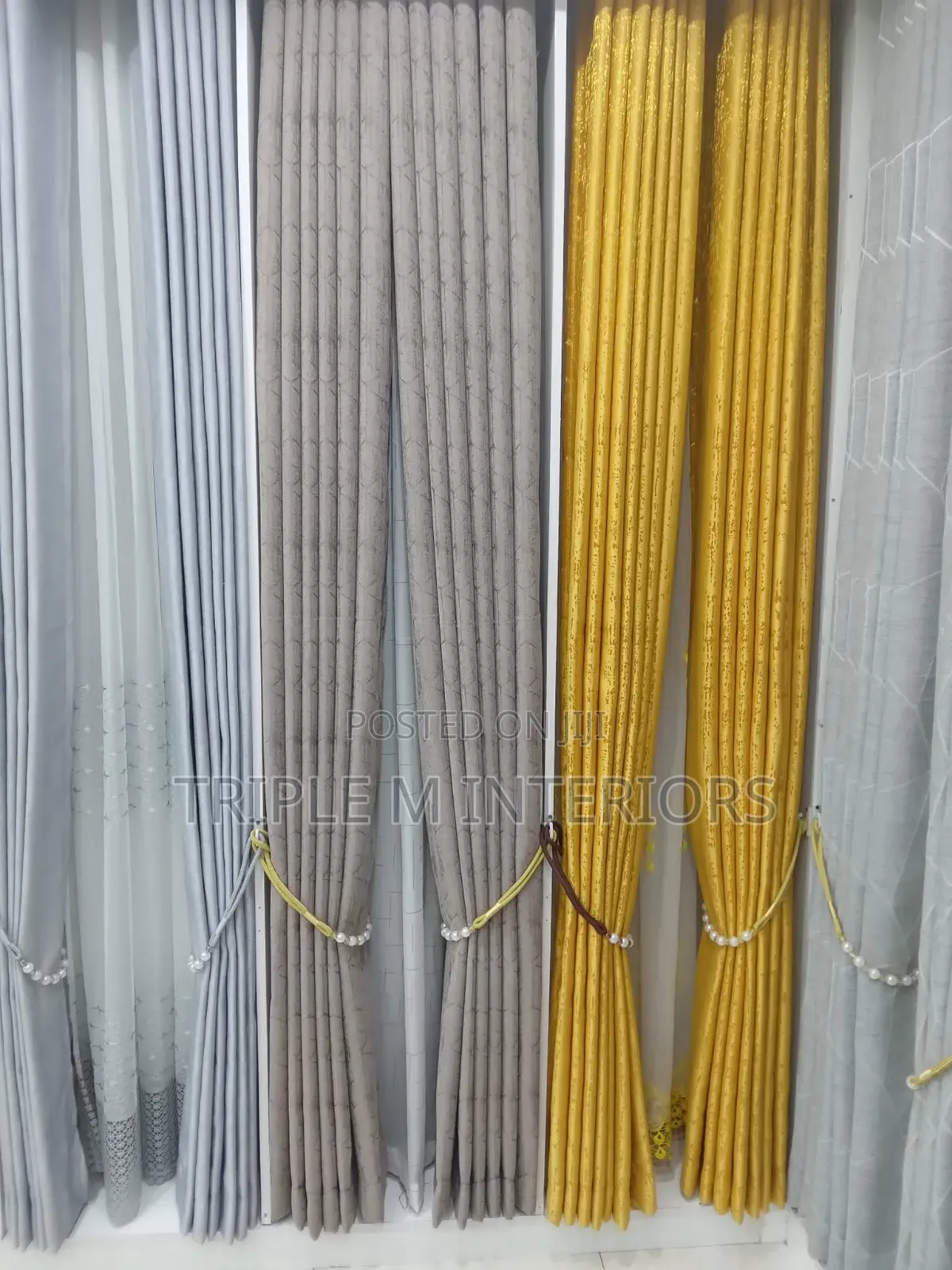 Beautiful Flowing Fabric Window Drapes