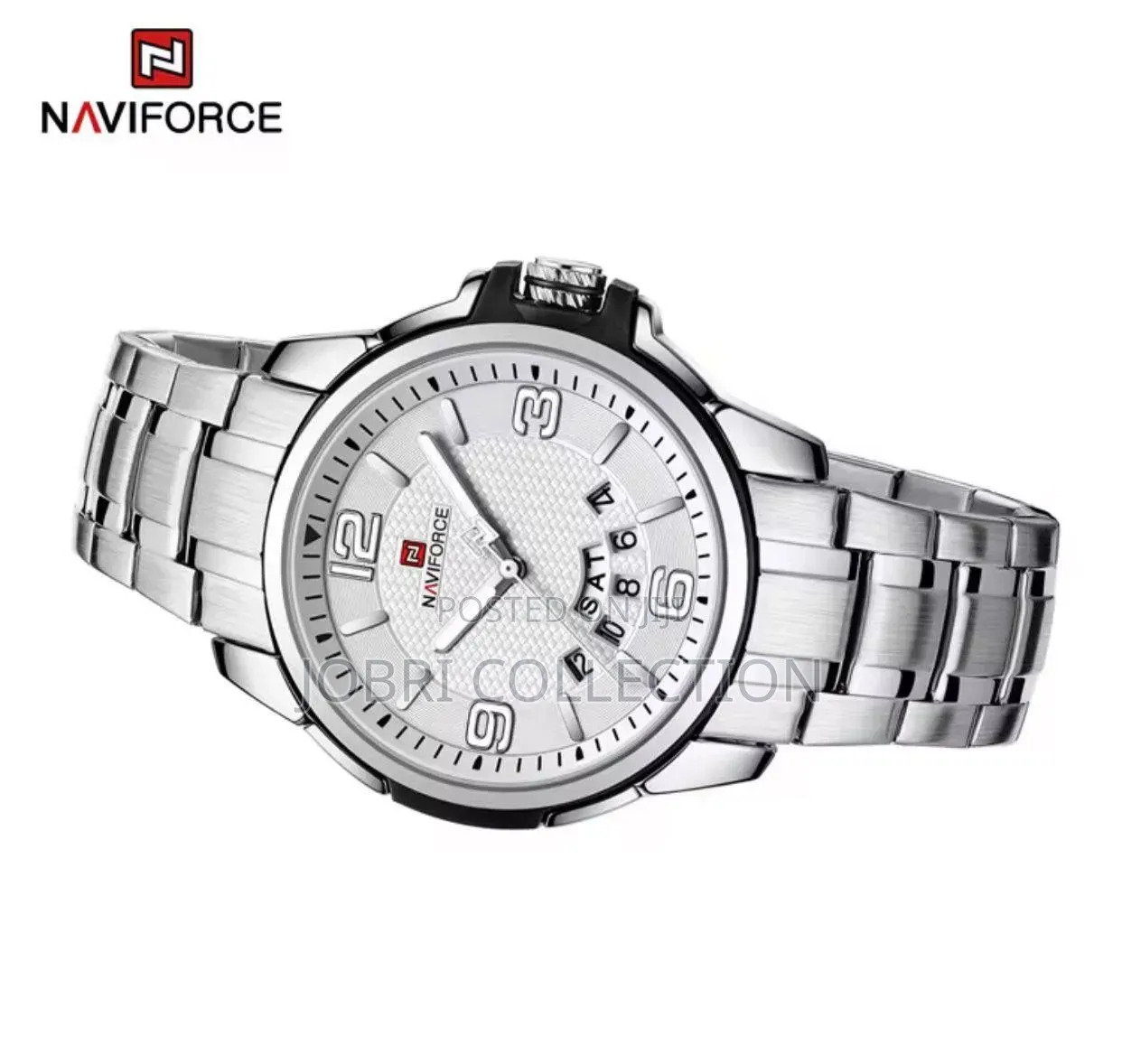 White Face Naviforce Gents Wrist Watch