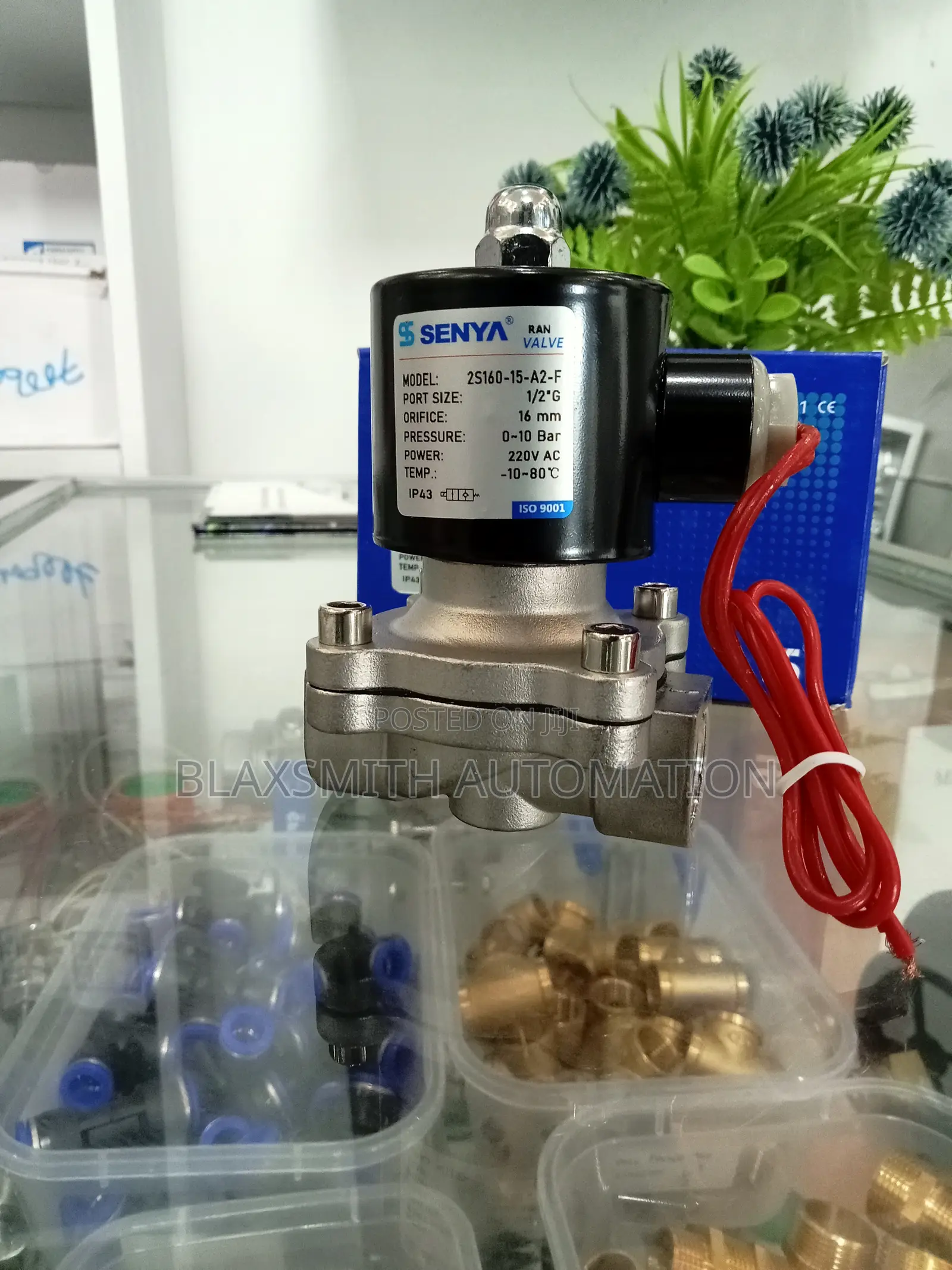 2-Way Solenoid Valve 1/2'' 220vac