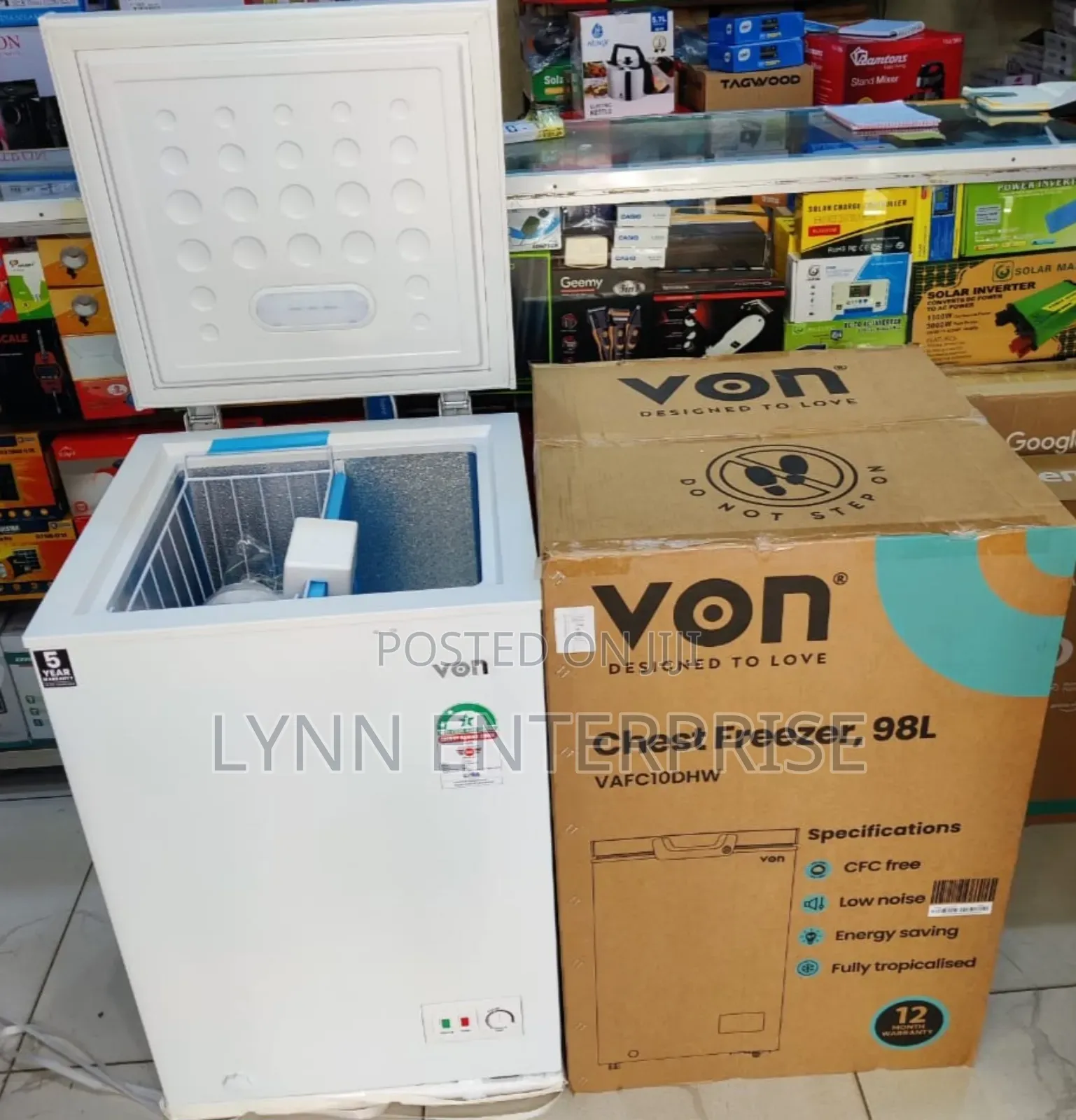*Von Chest Freezer Freezer 90litres