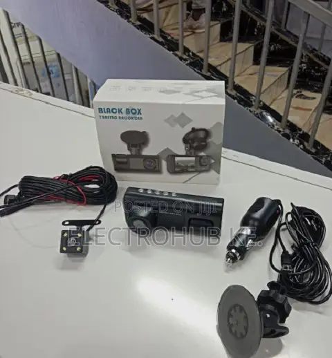 Black Box 3 in 1 Dash Camera - Car Camera With Rear Vewing Camera