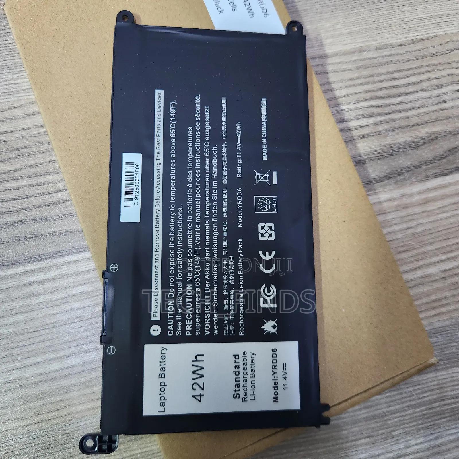 Yrdd6 Battery for Dell Inspiron 15 3000/5000 Vostro 3000 Series