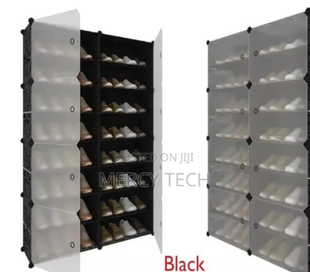 Modular Plastic Shoe Cabinet* With Door