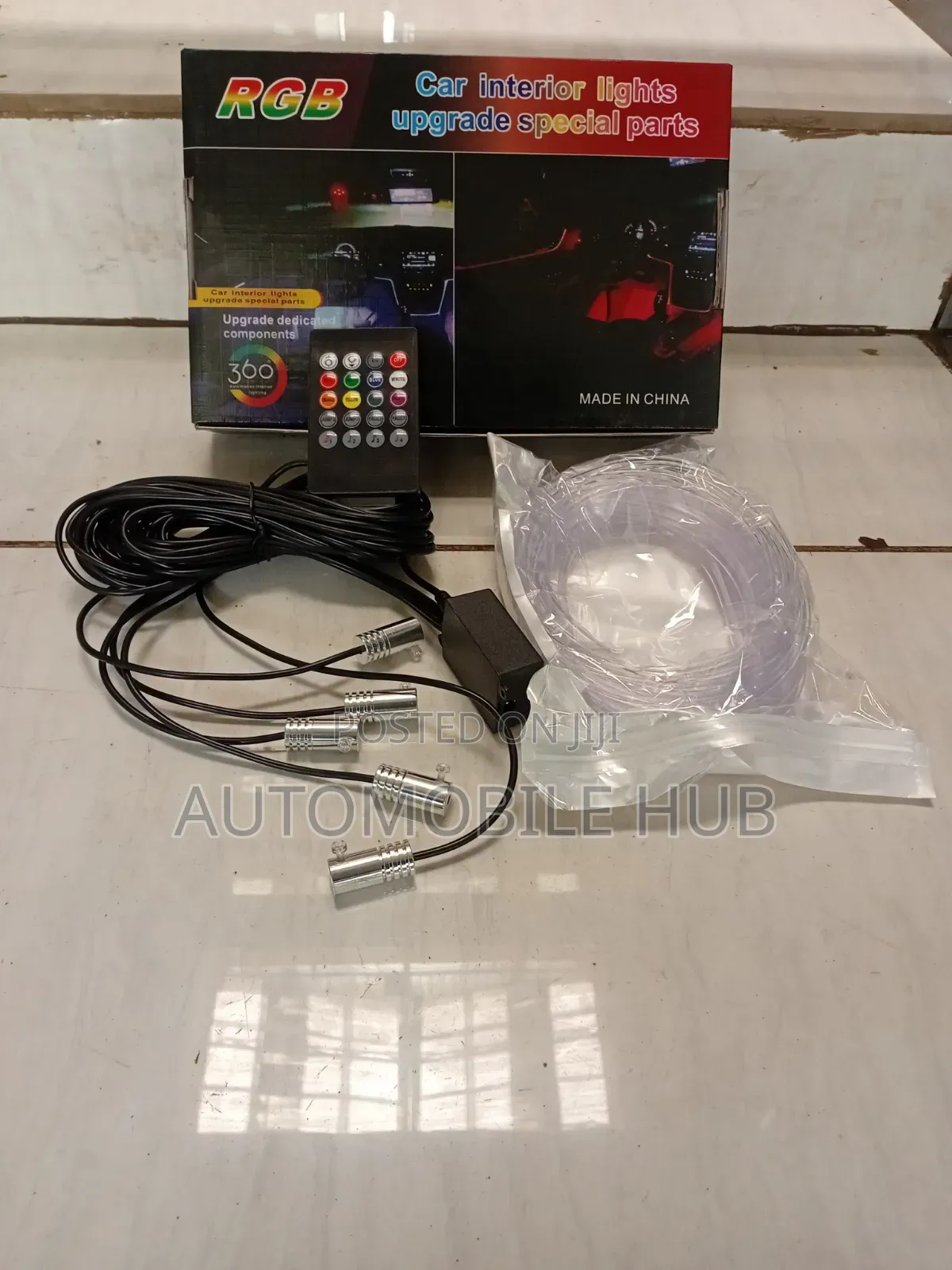 RGB Car Ambient Interior Lights With App Control