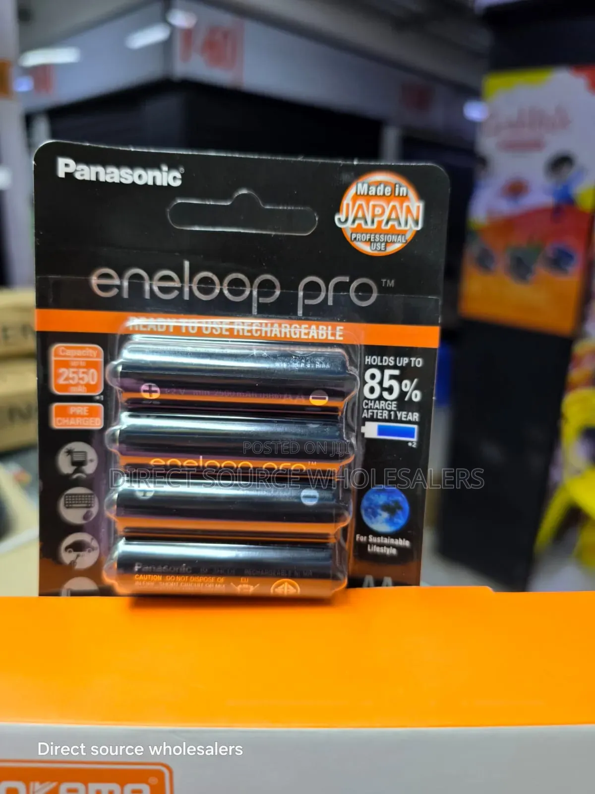 Enloop Double Aa Rechargeable Batteries 2550 Mah
