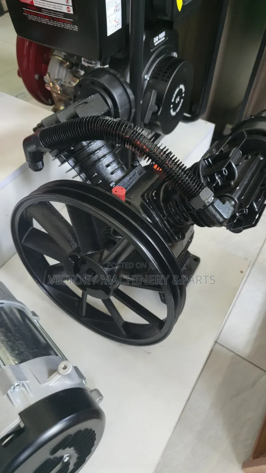 2 Cylinder Compressor Pump Head for 500l/90mm