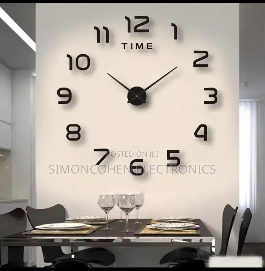 Diy Stylish and Modern Acrylics Stickers Clock