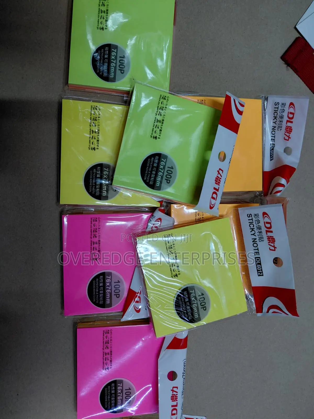 Different Color Sticky Notes