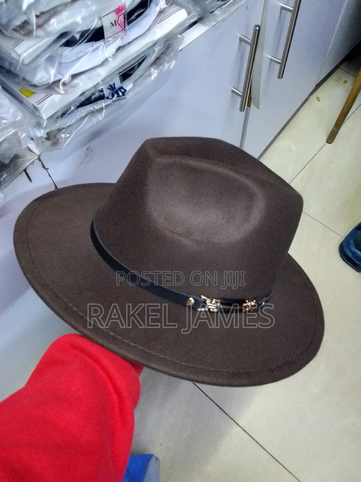 Dark Brown Fedora Hat