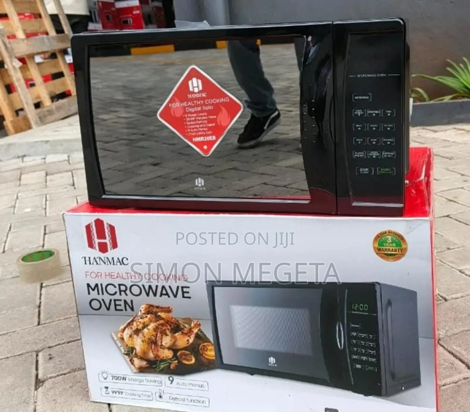 20 Litres 3 Years Warranty Hanmac Digital Microwave