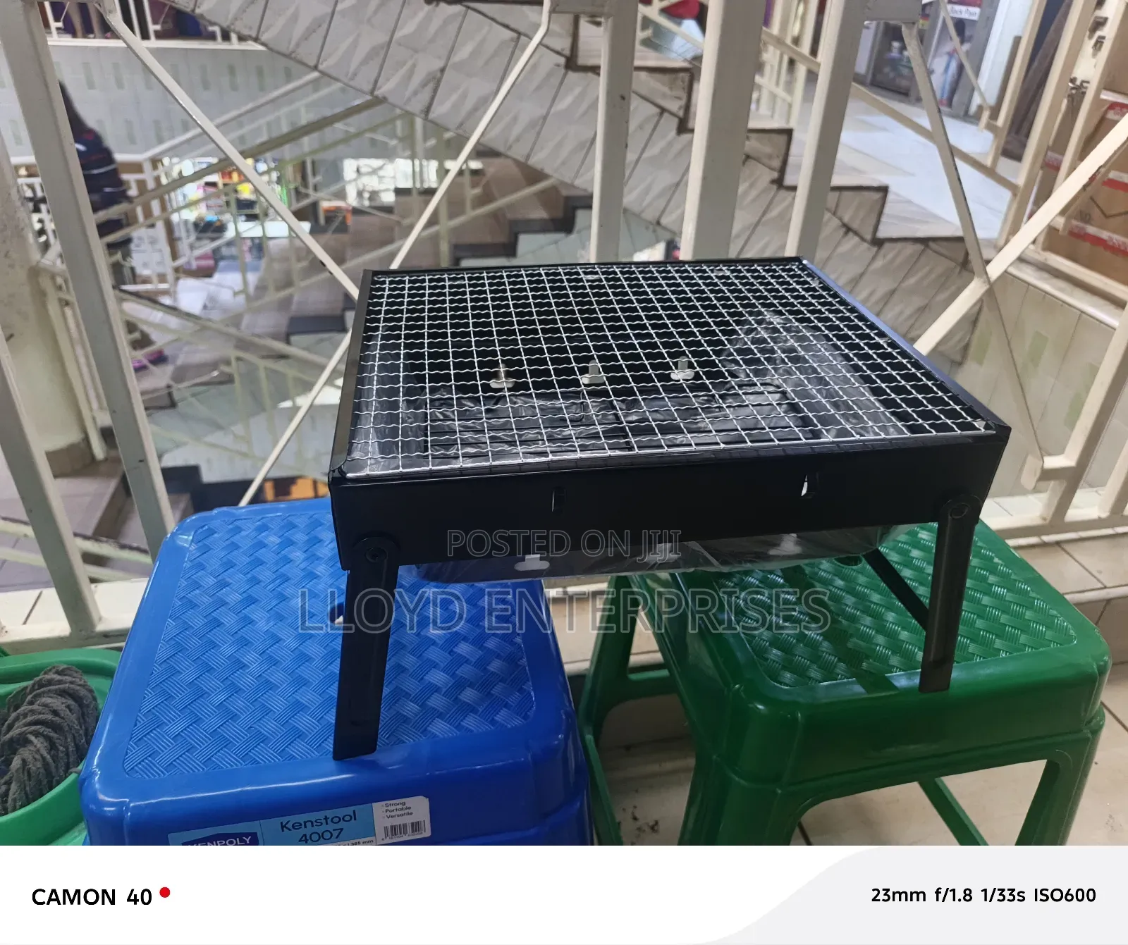 Portable Camping Charcoal Meat/Fish Grill
