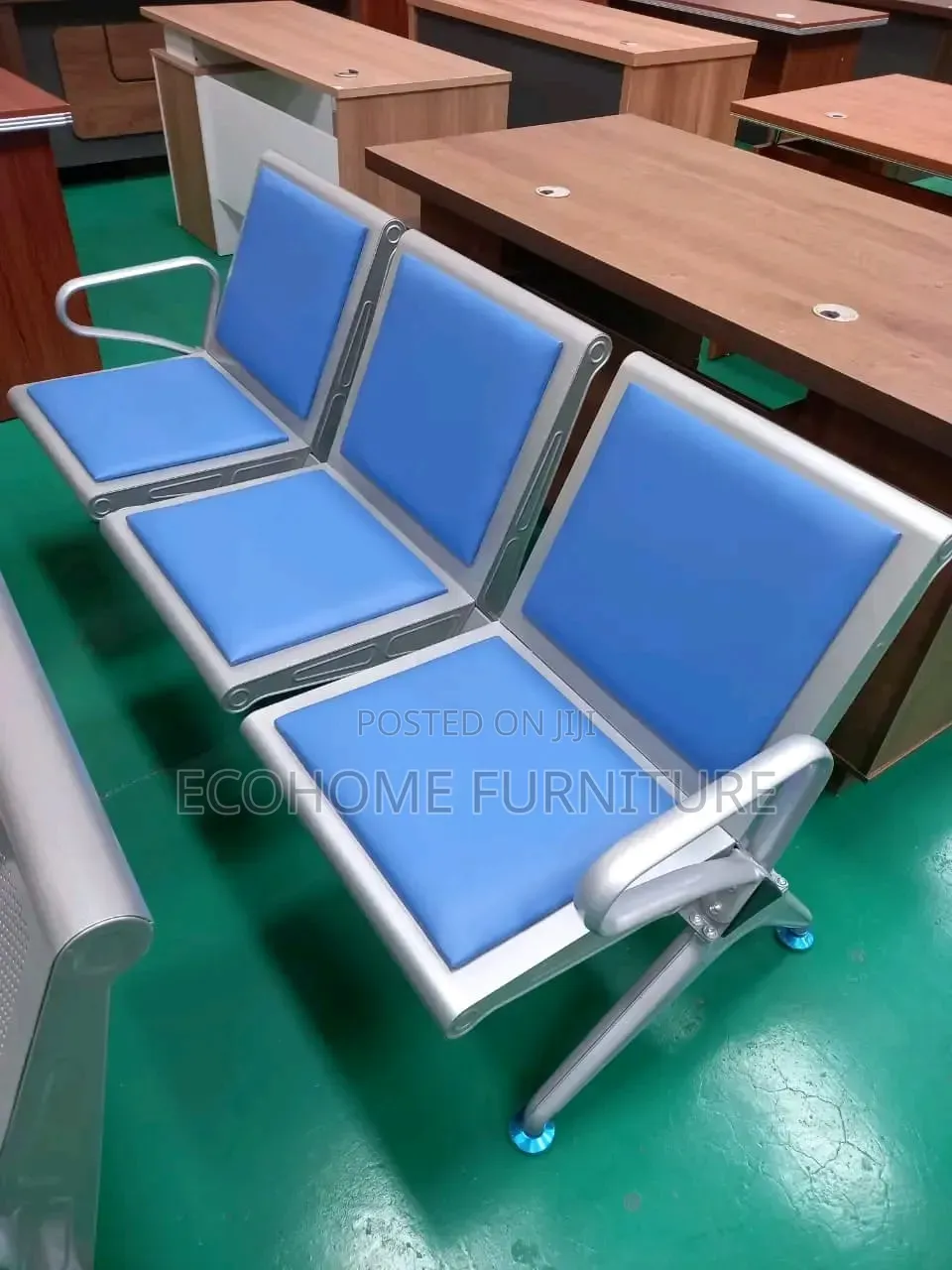 3 Seater Padded Airport Waiting Chair