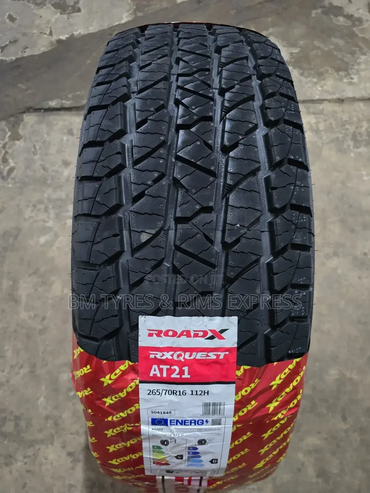 265 /70 R16 Roadx Tyres (All Terrein) at 21.