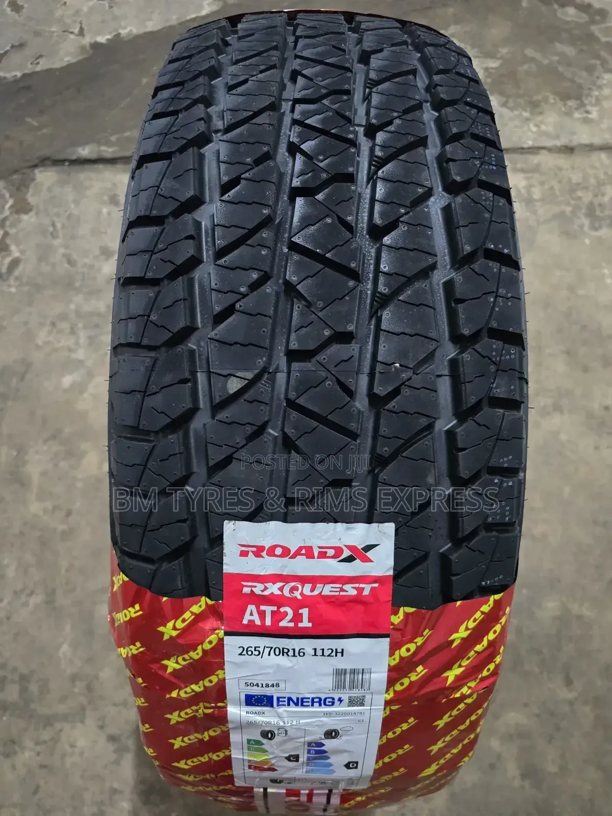 265 /70 R16 Roadx Tyres (All Terrein) at 21.