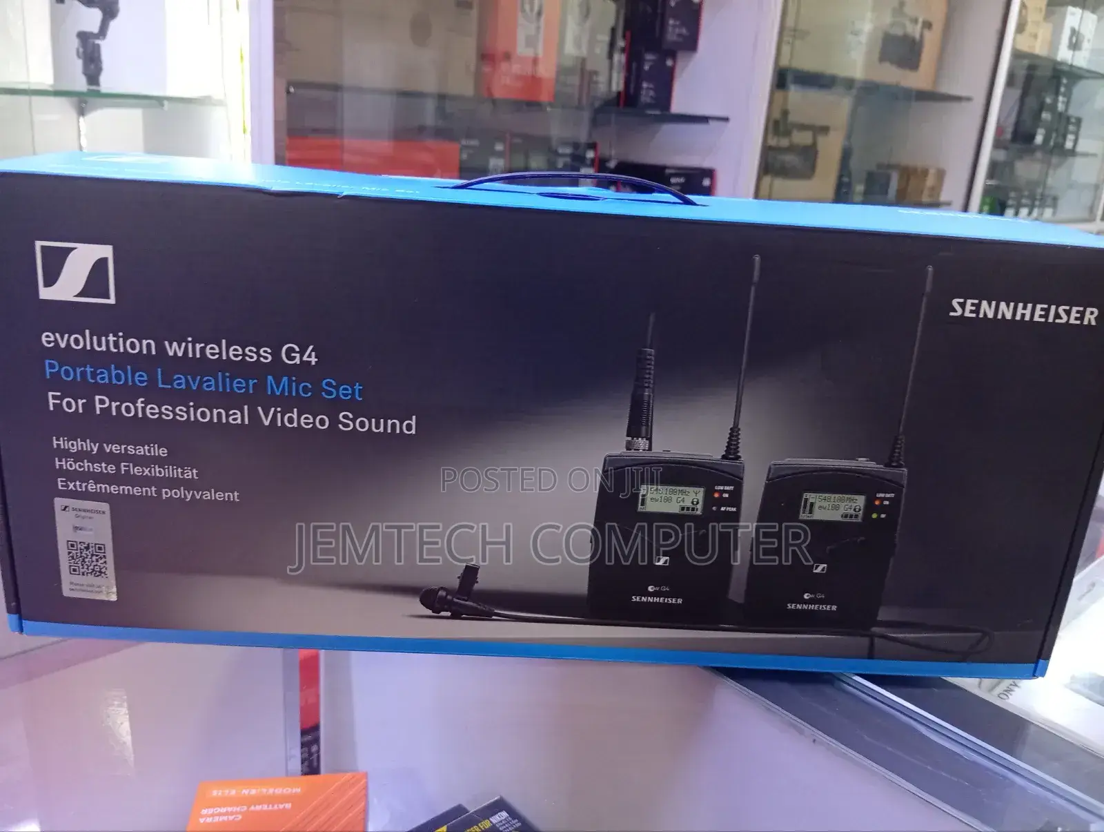 Sennheiser Ew 112p G4 Camera-Mount Wireless Omni Lavalier Microphone