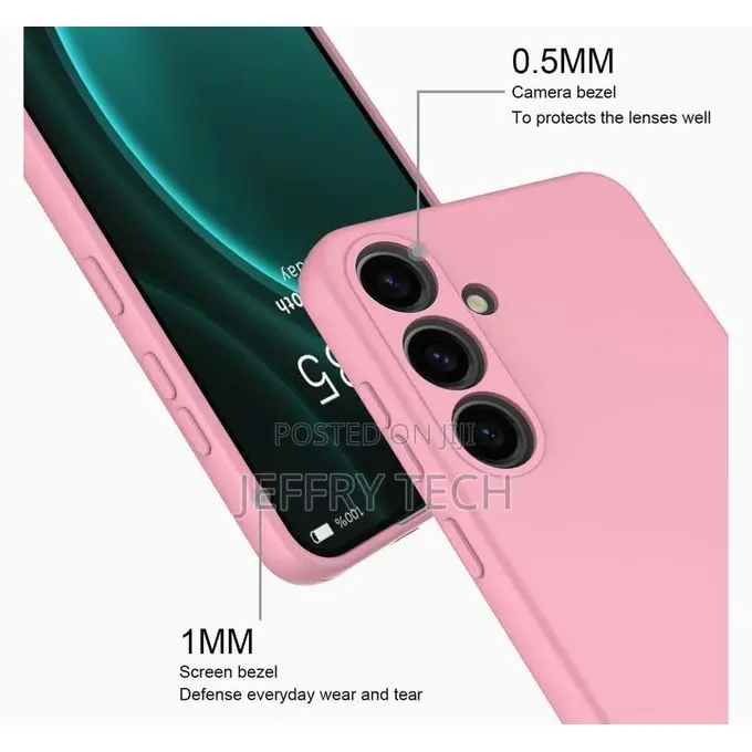 Samsung Galaxy A35 Luxury Soft Liquid Silicone Skin Pink