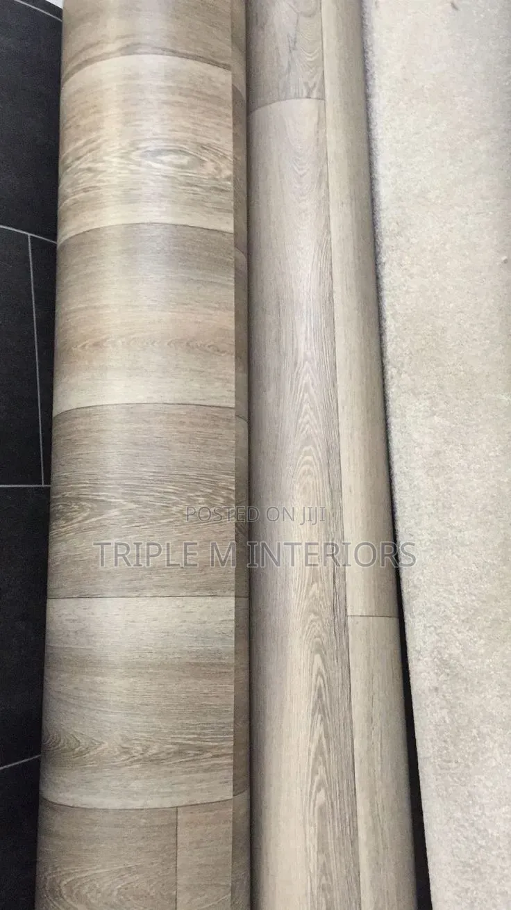 Scratch Resistant Wood Style Vinyl Flooring Mkeka