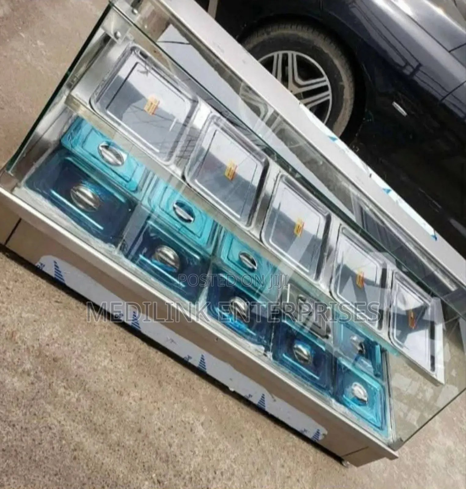 Customized Food Warmer Display 5ft