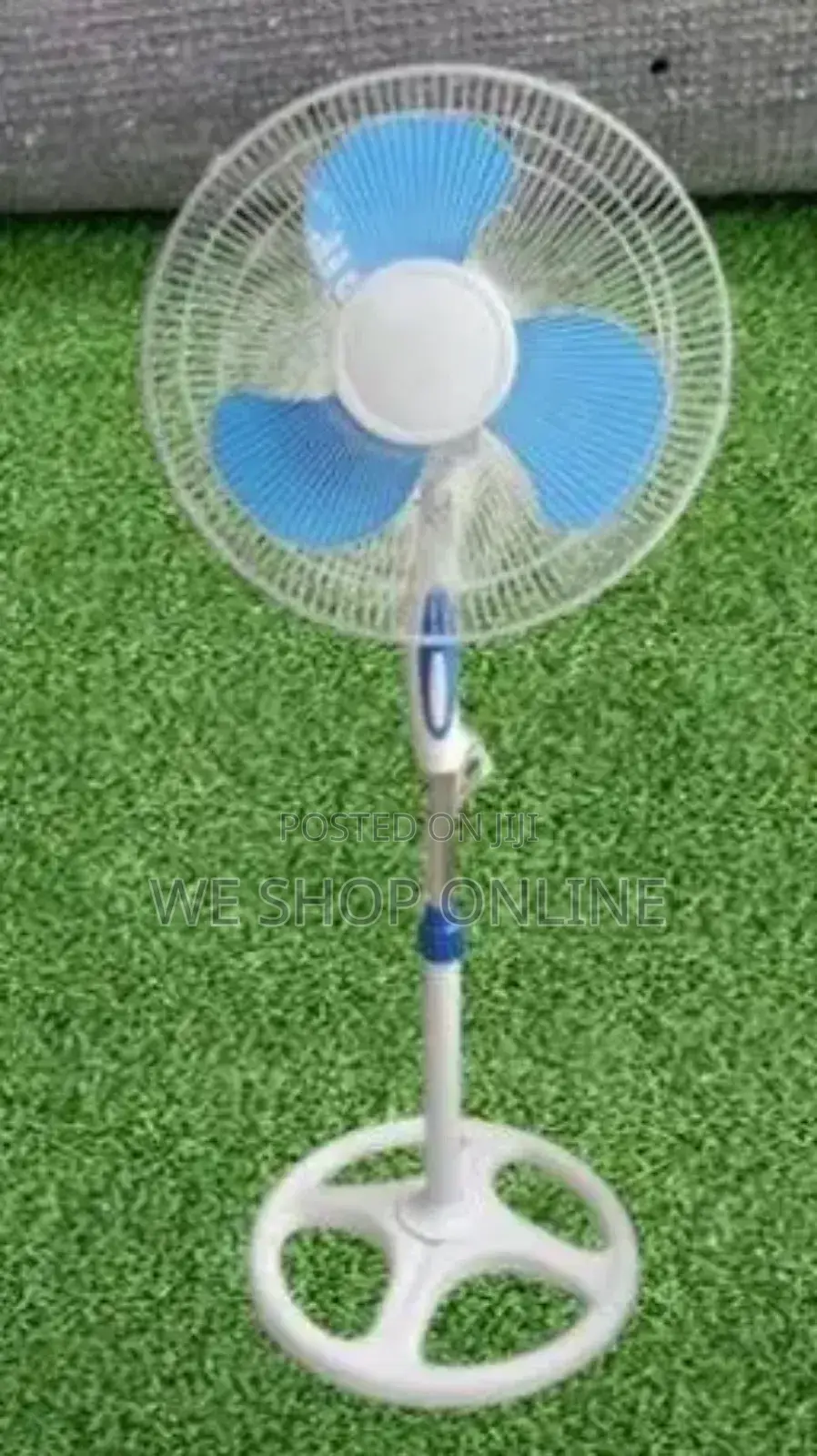 Velton 16" Inches Adjustable Height Free Standing Fan