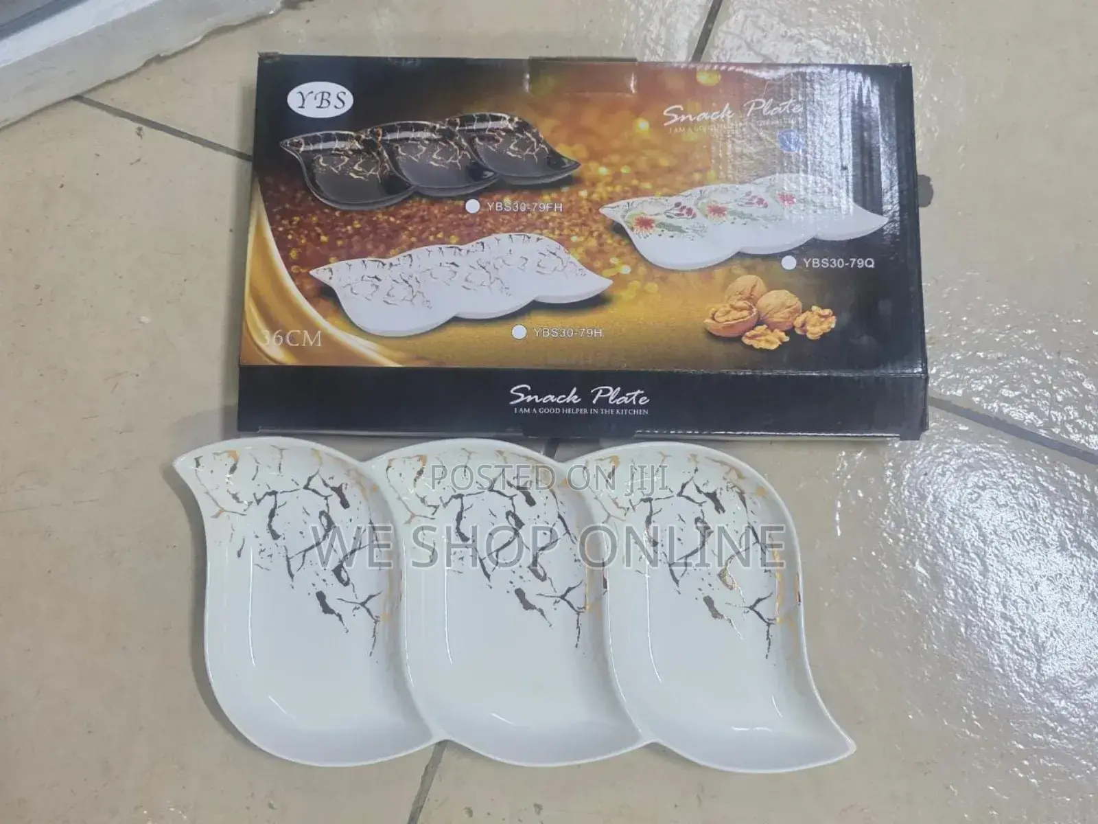 3 in 1 Ceramic Very Beautiful Platter Snacks