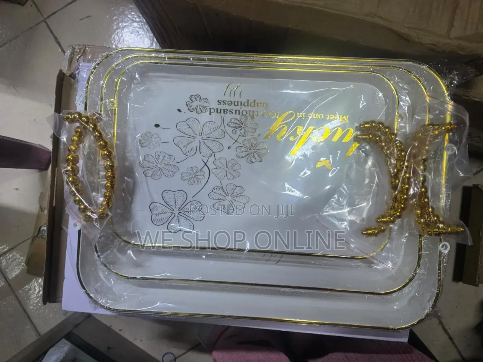 3 PCS Acrylic Trays
