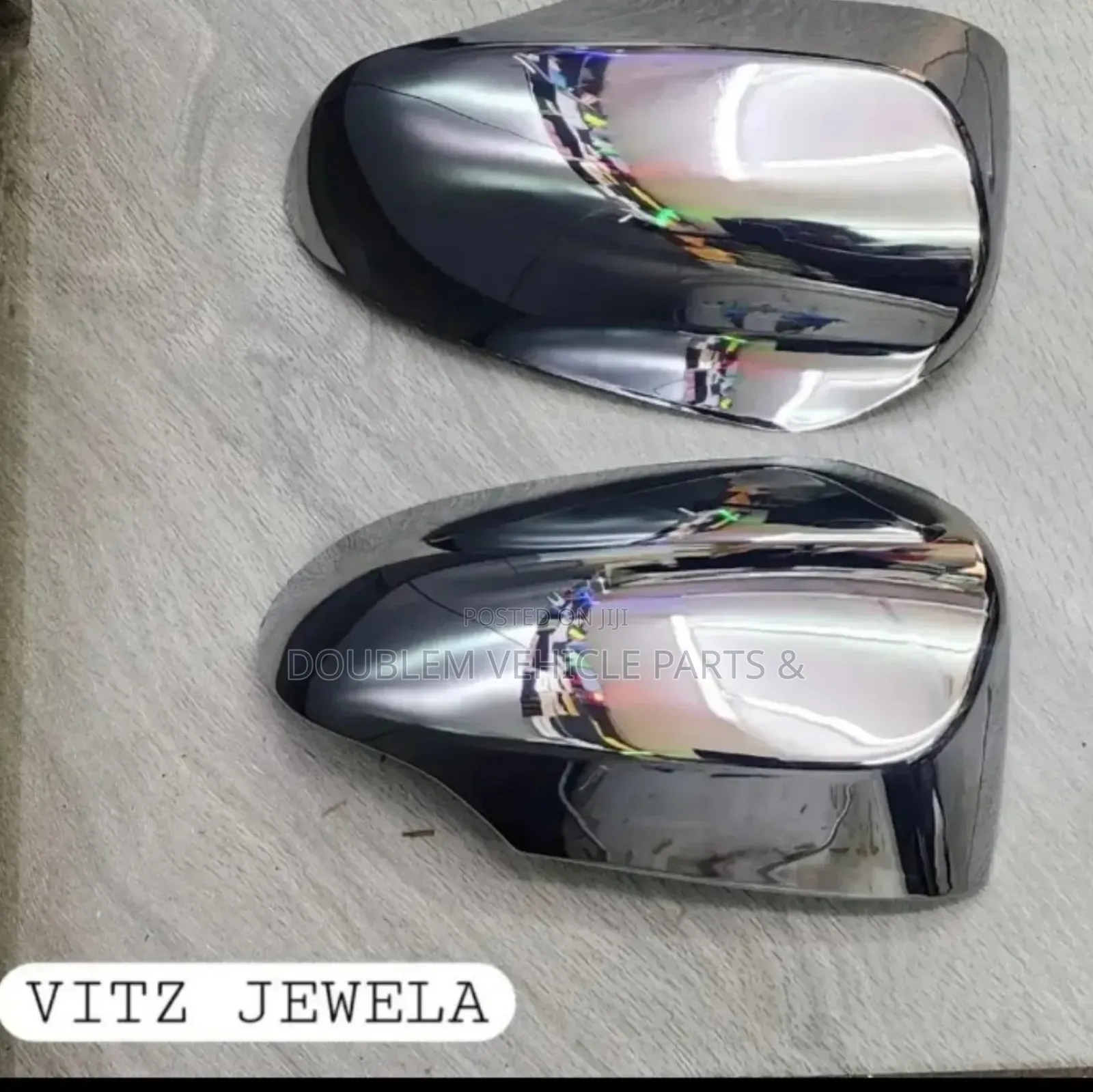 Sidemirror Cover Toyota Vitz Jewela Onwards Silver Shinyr/L