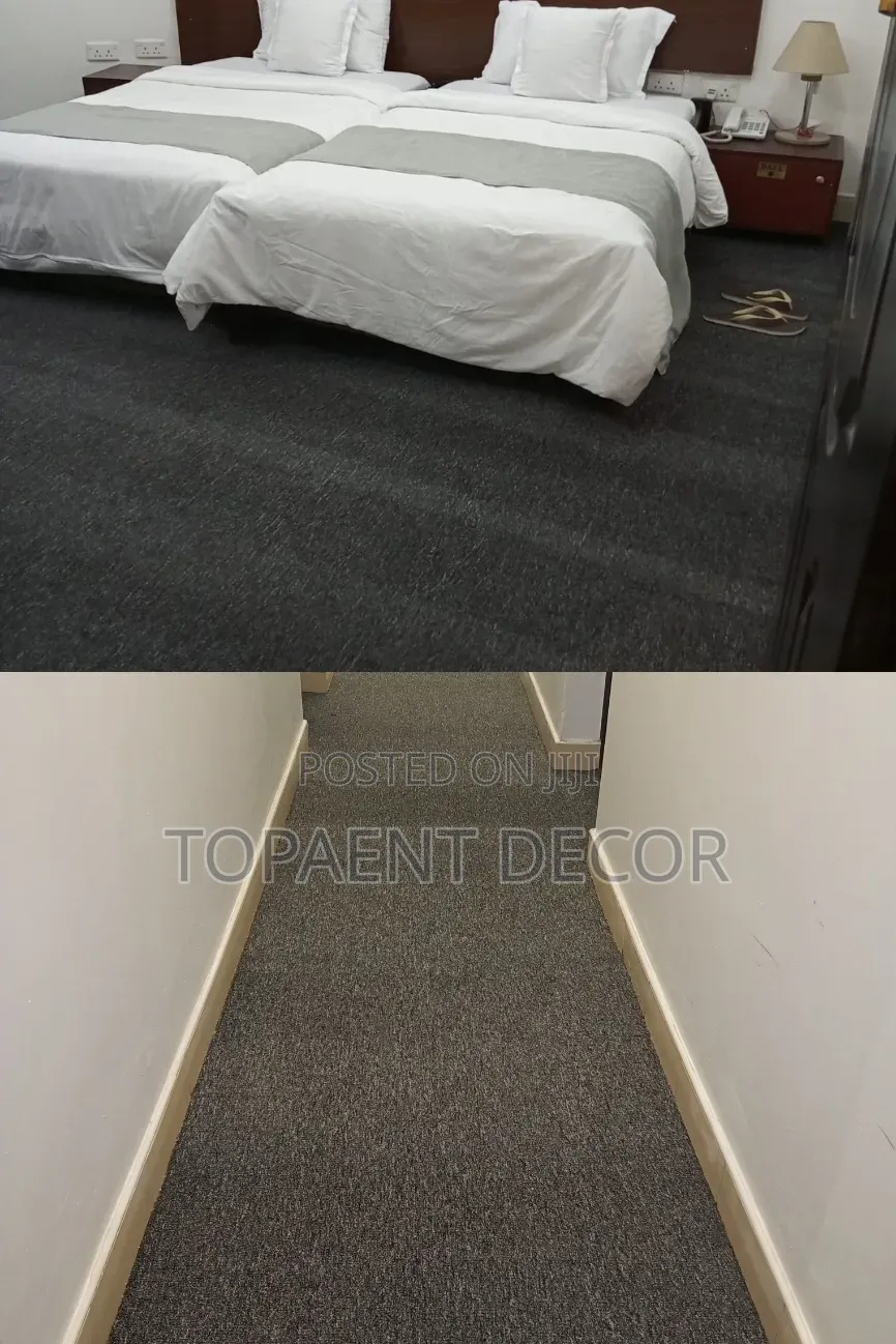 Dark Grey and Light Grey Total Floor Perfection and Delta Wall to Wall